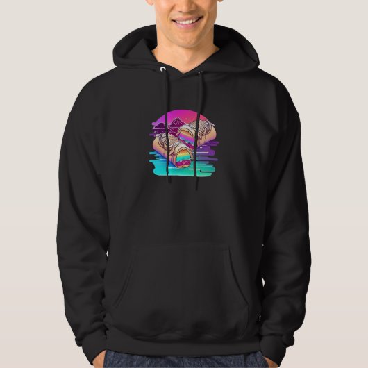 Burritos With a Futuristic Vibe for a Modern Twist Hoodie (Vorderseite)