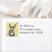 Burro-Adressetikett (Insitu)