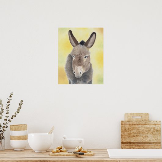Burro Art Print Poster (Küche)