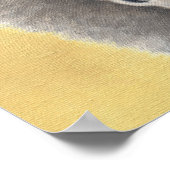 Burro Art Print Poster (Ecke)