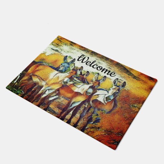 Burro Bros Fußmatte (Schrägansicht)