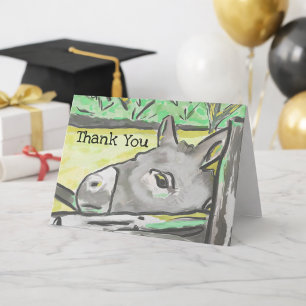 Burro Danke, Abschluss Birthday Karte