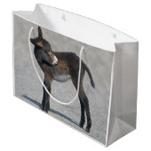 Burro-Geschenk-Tasche Große Geschenktüte (Rückseite Schrägansicht)