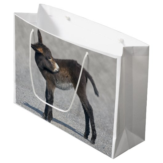 Burro-Geschenk-Tasche Große Geschenktüte (Vorderseite Schrägansicht)