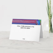 Burro-Gruß-Karte Karte (Rückseite)