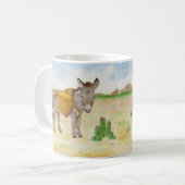 Burro mit der Korb-Tasse Kaffeetasse (Vorderseite Links)