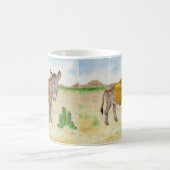 Burro mit der Korb-Tasse Kaffeetasse (Mittel)
