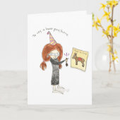 Burro Tarjeta de Cumpleaños Karte (Gelbe Blume)