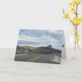 burros on route 66 greeting card (blank inside) karte (Gelbe Blume)