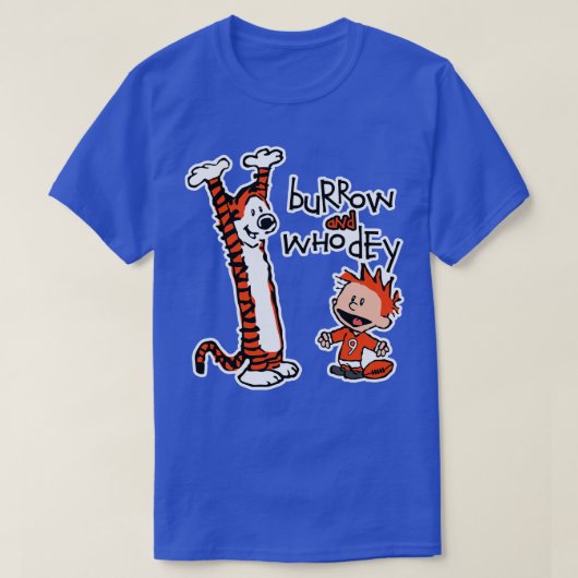 Burrow Who Dey T-Shirt (Design vorne)