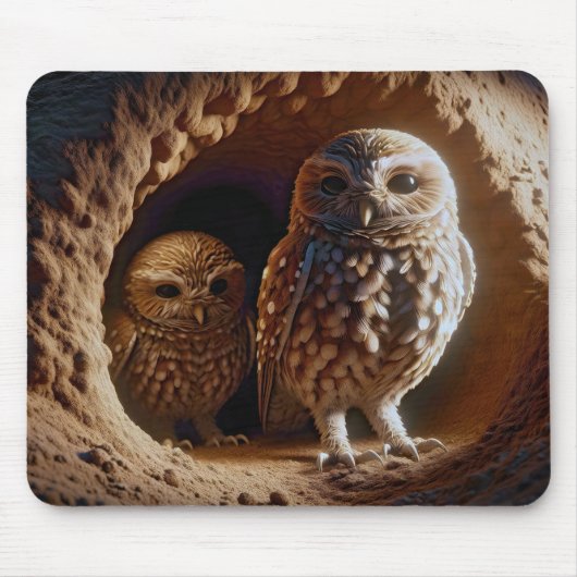 Burrowing Owls Mousepad (Vorne)