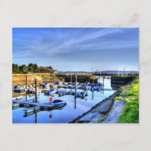 Burry Port Inner Harbor Postkarte