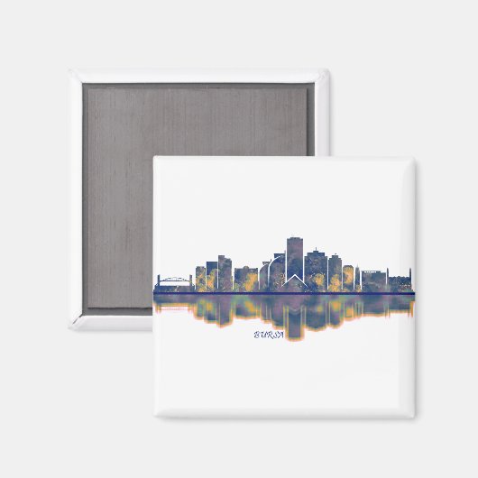 Bursa Skyline Magnet (Vorderseite/Rückseite)