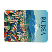 Bursa Skyline Türkei Magnet (Horizontal)