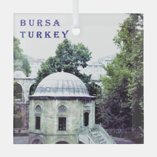 Bursa, Türkei Ornament Aus Glas (Vorderseite)