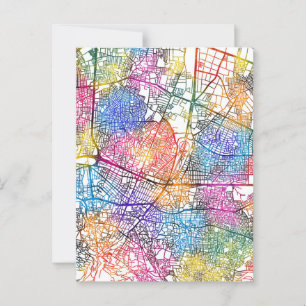 Bursa Türkiye City Map Postkarte