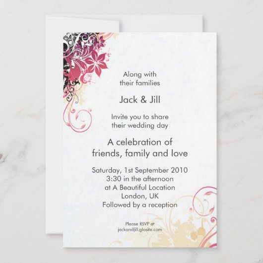 Burst-12x18 starten einladung (Vorderseite)