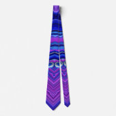 ~ Burst Blue ~ Fraktal Design ~ Original ~ Krawatte (Vorderseite)