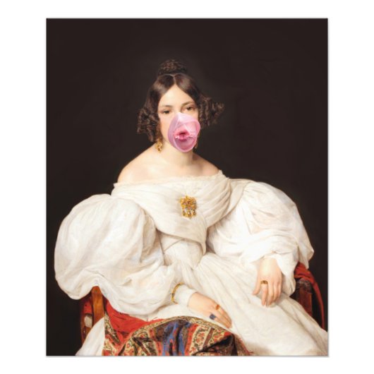 Burst Bubble Gum Diva Fotodruck (Vorne)