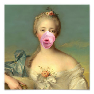 Burst Bubble Gum Diva III Fotodruck