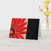 Burst Card der roten Blume Karte (Gelbe Blume)
