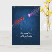 Burst der Liebe - Valentinisches Da7 Karte (Gelbe Blume)