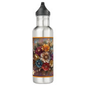 "Burst der Weihnachtsfarben" Edelstahlflasche (Rechts)