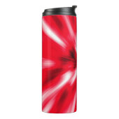 Burst-Gefärbte Krawatte der roten Liebe anpassen Thermosbecher (Nach links gedreht)