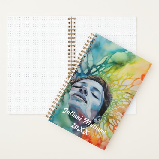 Burst-Individuelle Name Notizblock (Innen)