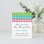 Burst of Blume House Erwärmung Einladung (Stehend Vorderseite)