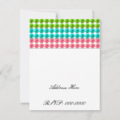 Burst of Blume House Erwärmung Einladung (Rückseite)