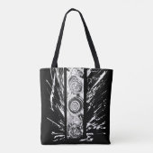 Burst of Chaos/dark colors Tasche (Rückseite)