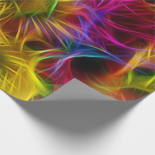 Burst of Color Splashes Energy Geschenkpapier (Ecke)