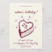 Burst of Fun – Editable Birthday Party Invitation Einladung (Vorderseite)