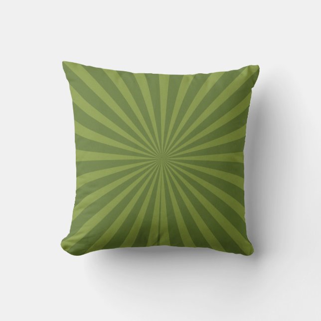 Burst of Green MOJO Pillow Kissen (Vorderseite)