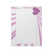 Burst Of Love Notizblock (Rotiert)