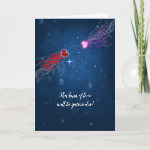 Burst of Love - Valentinstag7 Karte