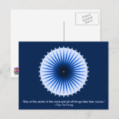 Burst of the Blues Postcard Postkarte (Vorne/Hinten)