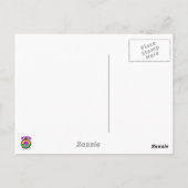 Burst of the Blues Postcard Postkarte (Rückseite)