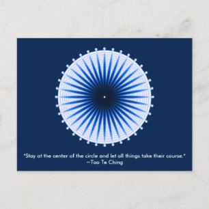 Burst of the Blues Postcard Postkarte