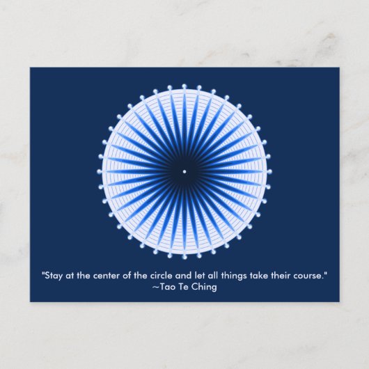 Burst of the Blues Postcard Postkarte (Vorderseite)