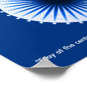 Burst of the Blues Poster Print (Ecke)