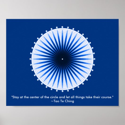 Burst of the Blues Poster Print (Vorne)