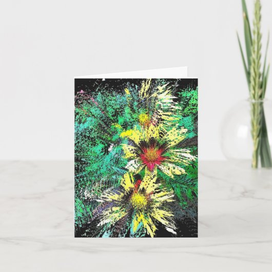 Burst of Tickseed Karte (Vorderseite)