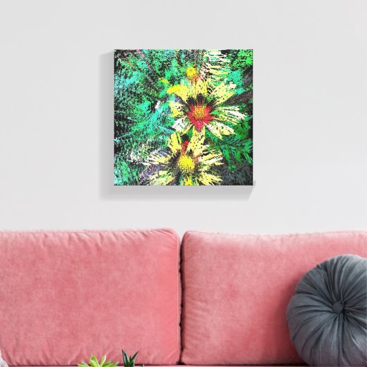 Burst of Tickseed Leinwanddruck (Insitu (Wohnzimmer))