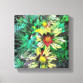 Burst of Tickseed Leinwanddruck (Vorderseite)