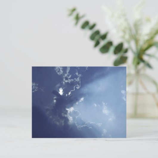 Burst Postkarte (Stehend Vorderseite)