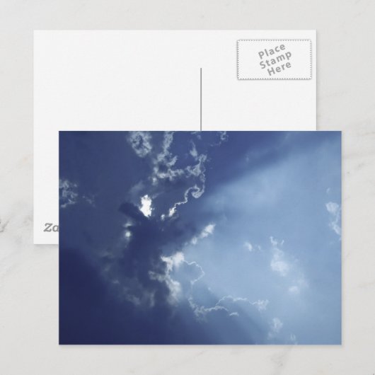 Burst Postkarte (Vorne/Hinten)