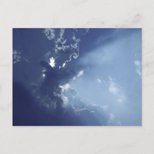 Burst Postkarte (Vorderseite)