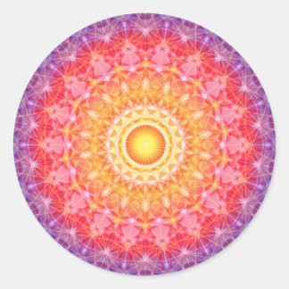 Burst Runder Aufkleber